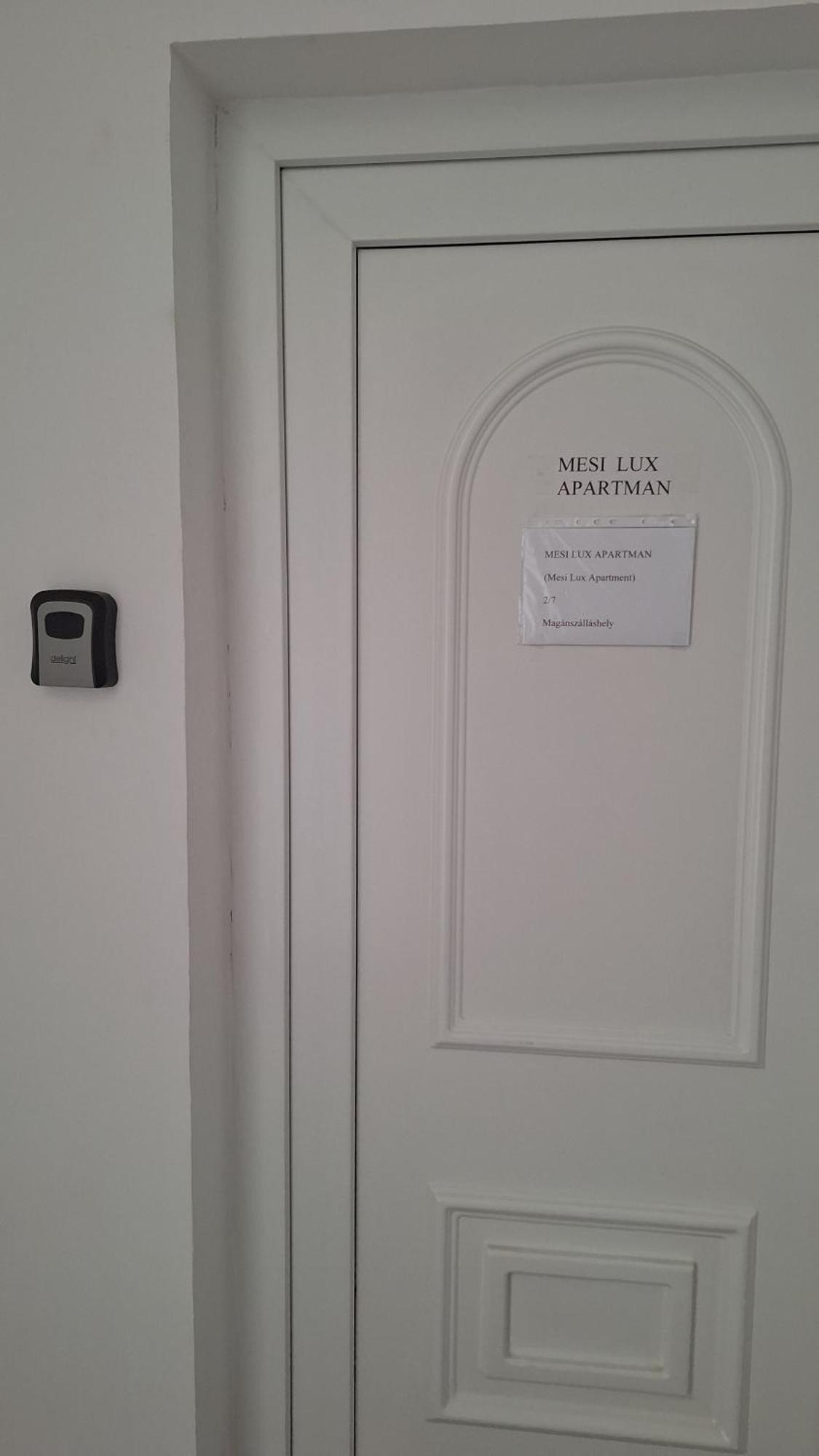 Mesi Lux Apartman Hajdúszoboszló Kültér fotó